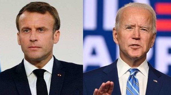 Biden speaks with France’s Macron, seeks to strengthen ties